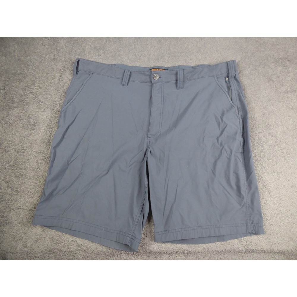Ridgecut Toughwear Mens 44 Gray Nylon Spandex Utility Cargo Hiking Shorts RC1101